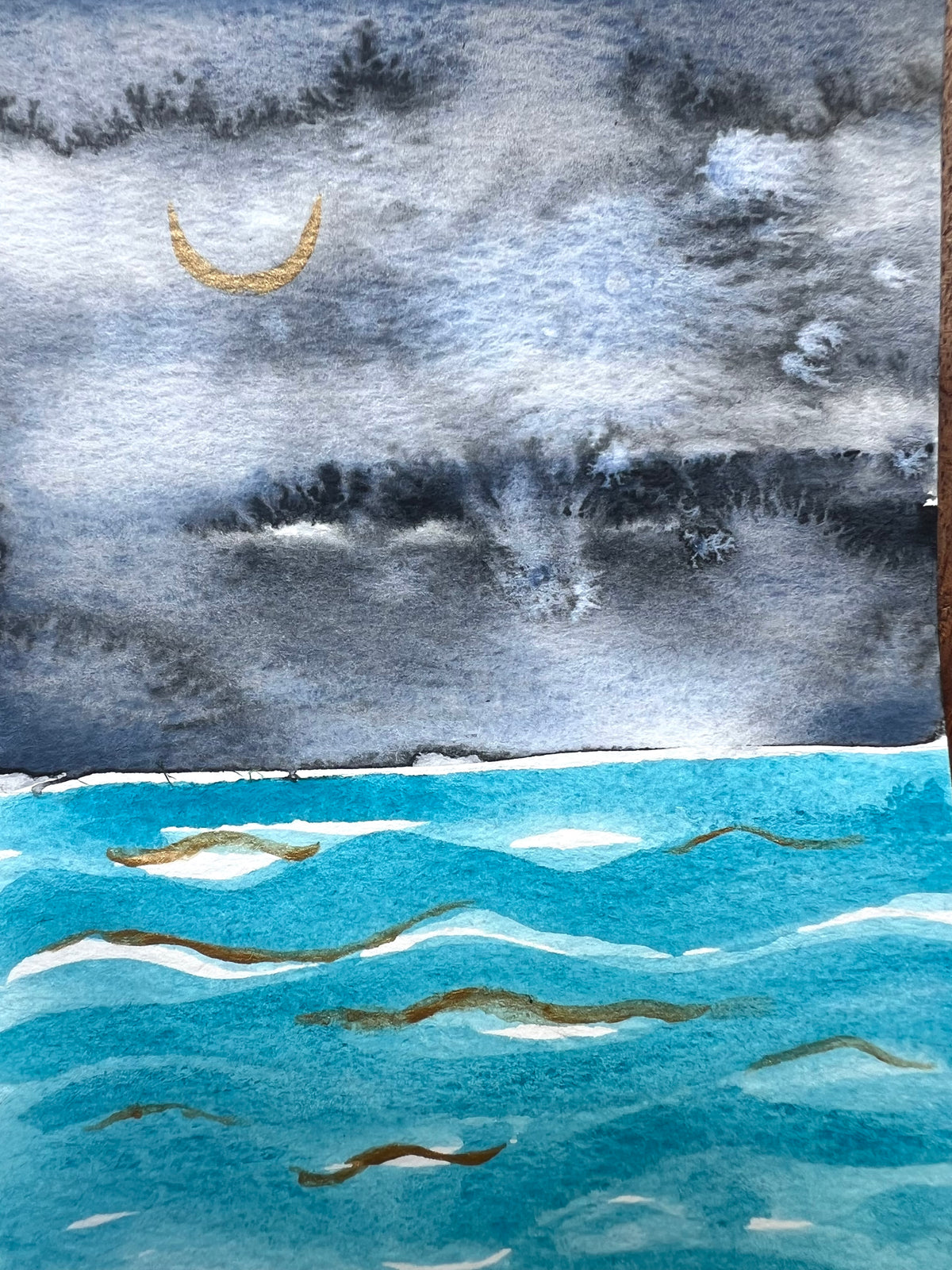 After the Storm Original Watercolor