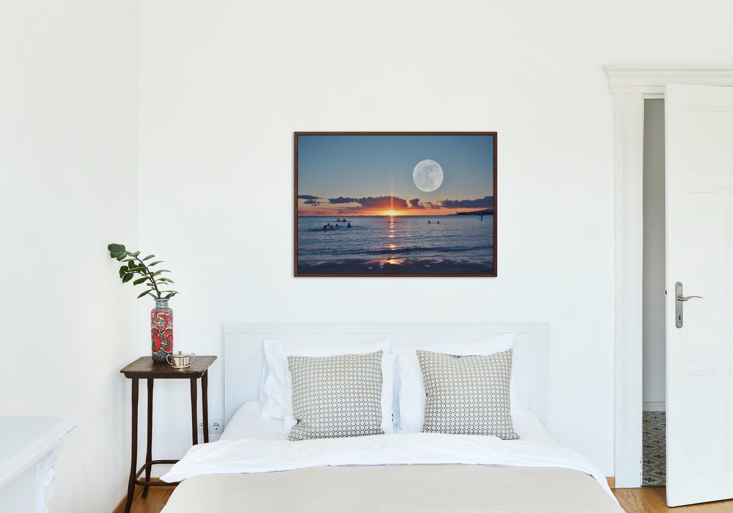 Full Moon Ocean Sunset