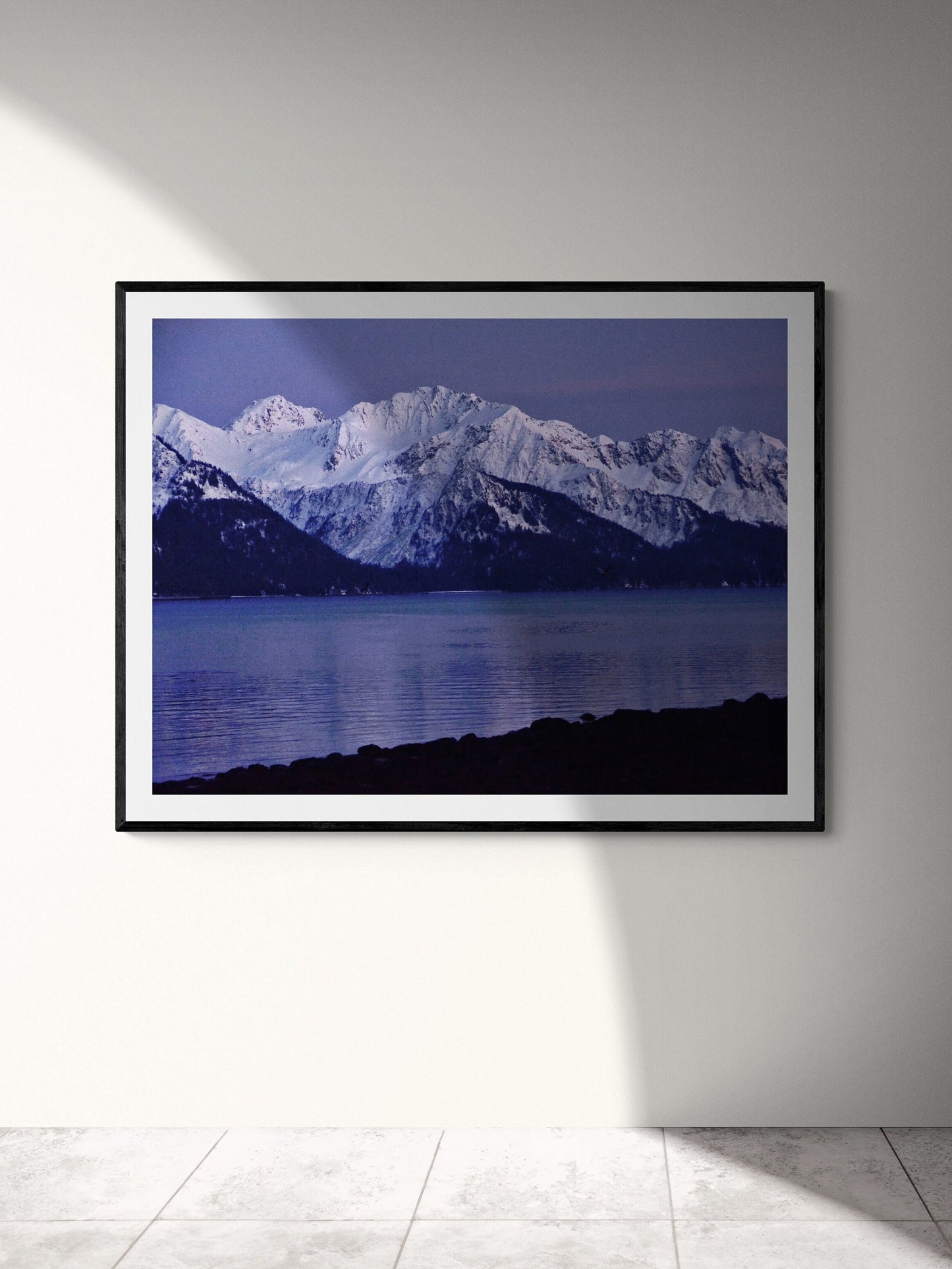 Alaskan Mountain Sunset