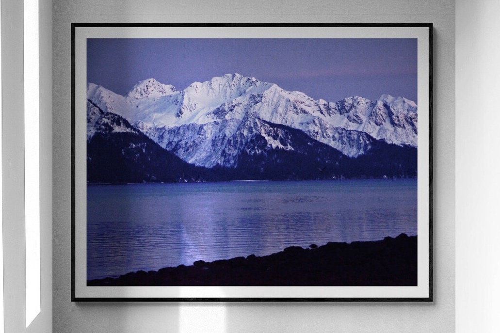 Alaskan Mountain Sunset