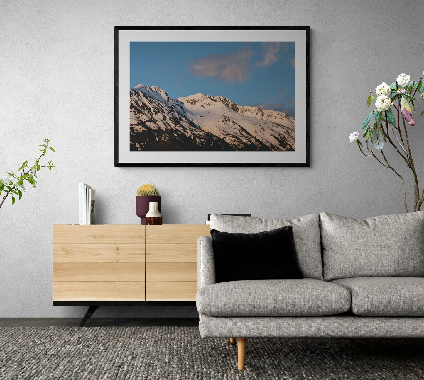 Alaskan Mountain Sun