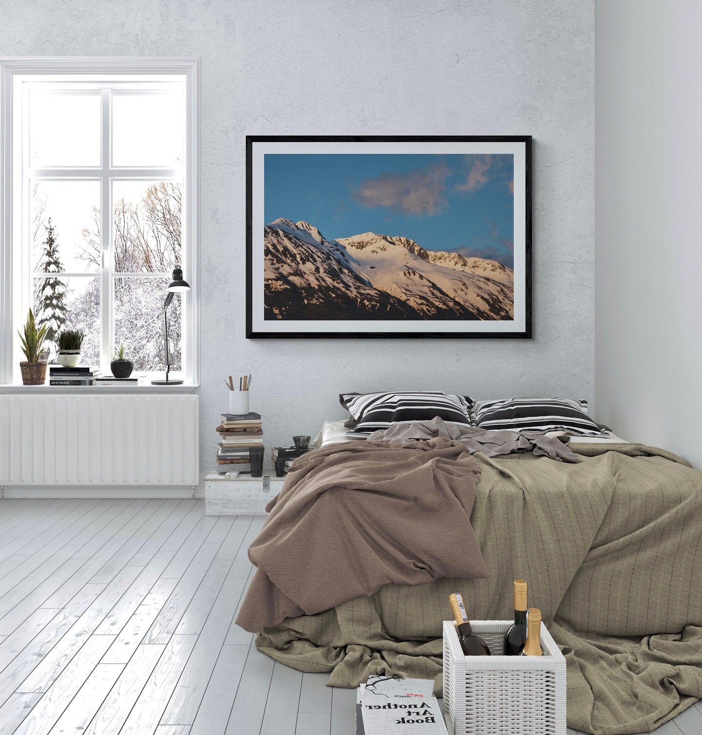 Alaskan Mountain Sun