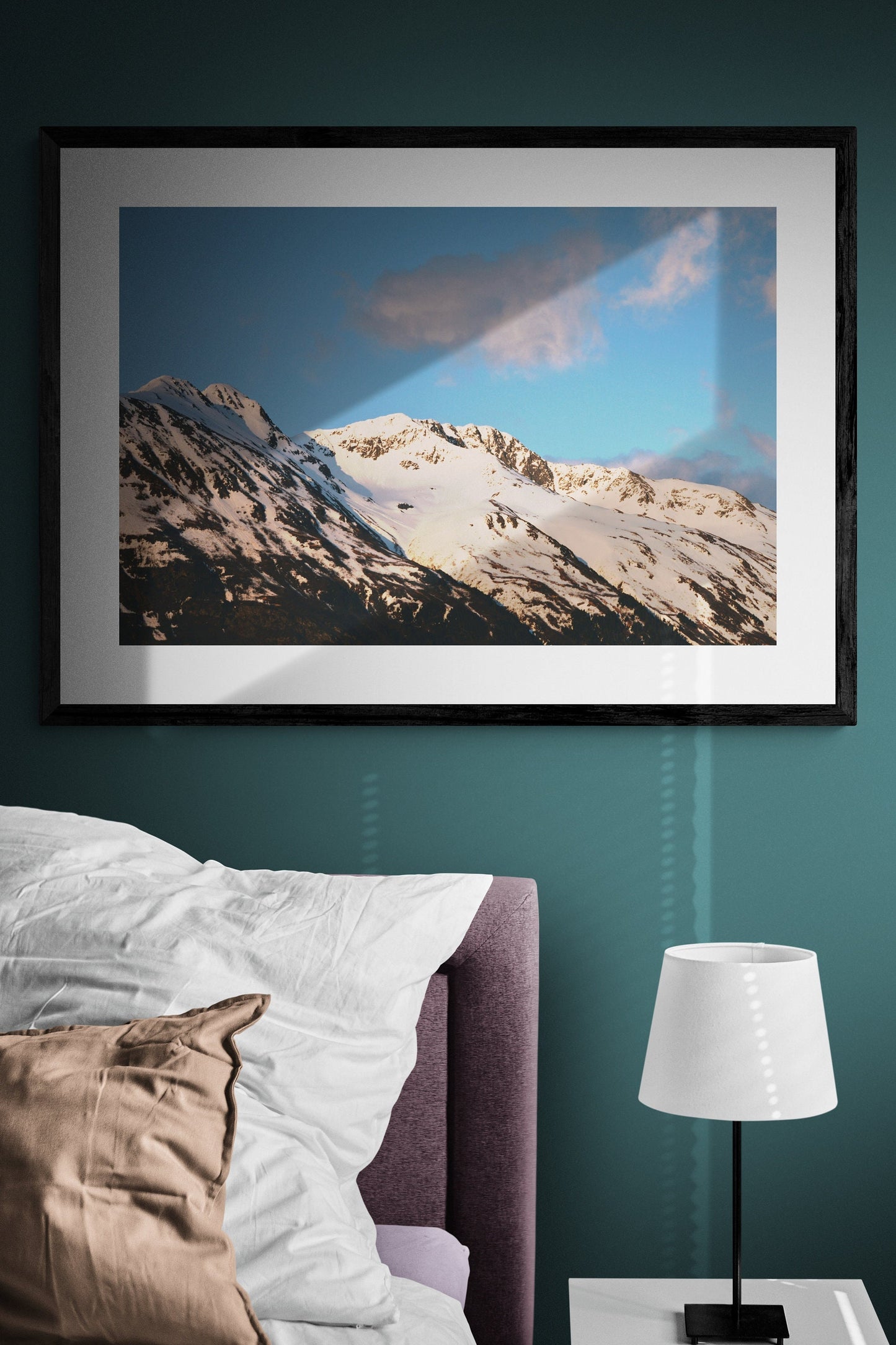 Alaskan Mountain Sun