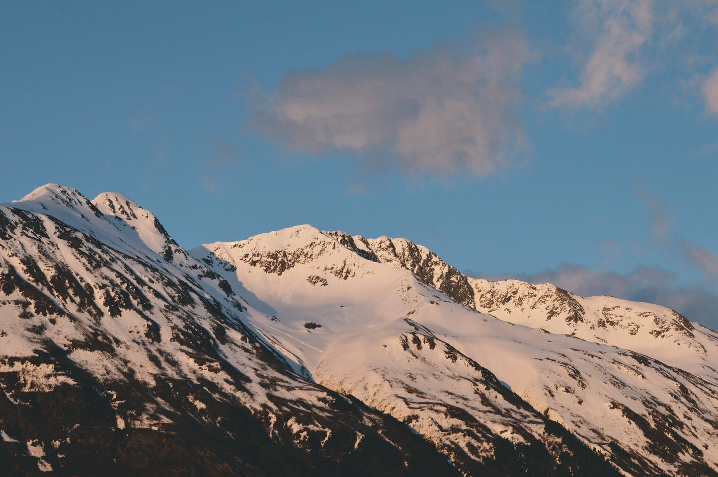 Alaskan Mountain Sun
