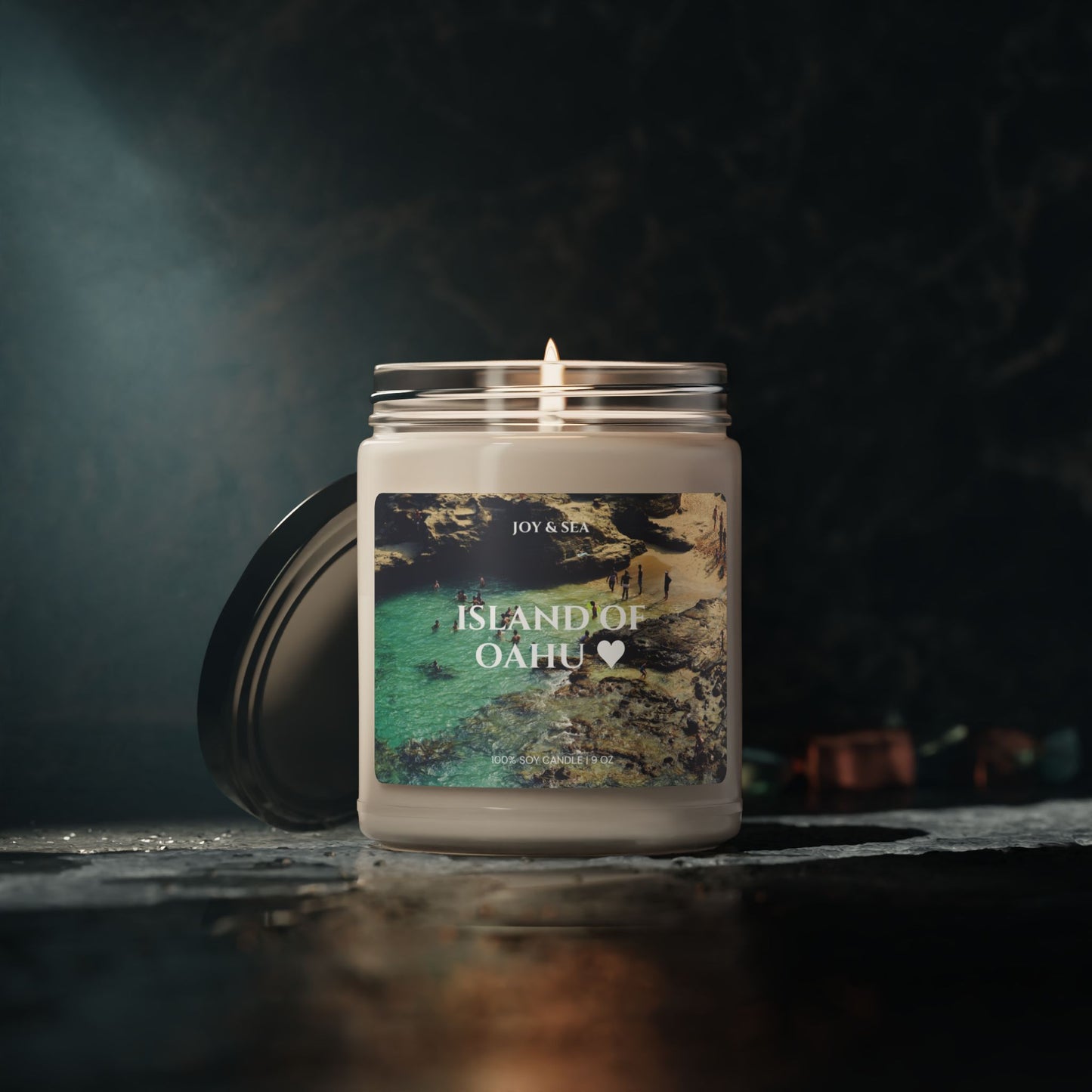 Calming Oahu Ocean Soy Candle