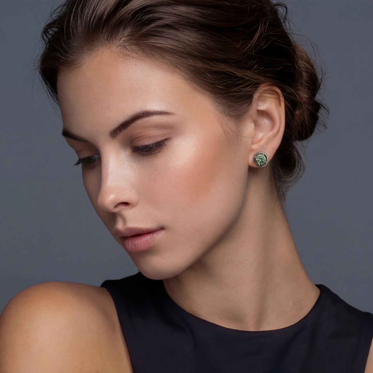 Emerald Coast Halo Studs