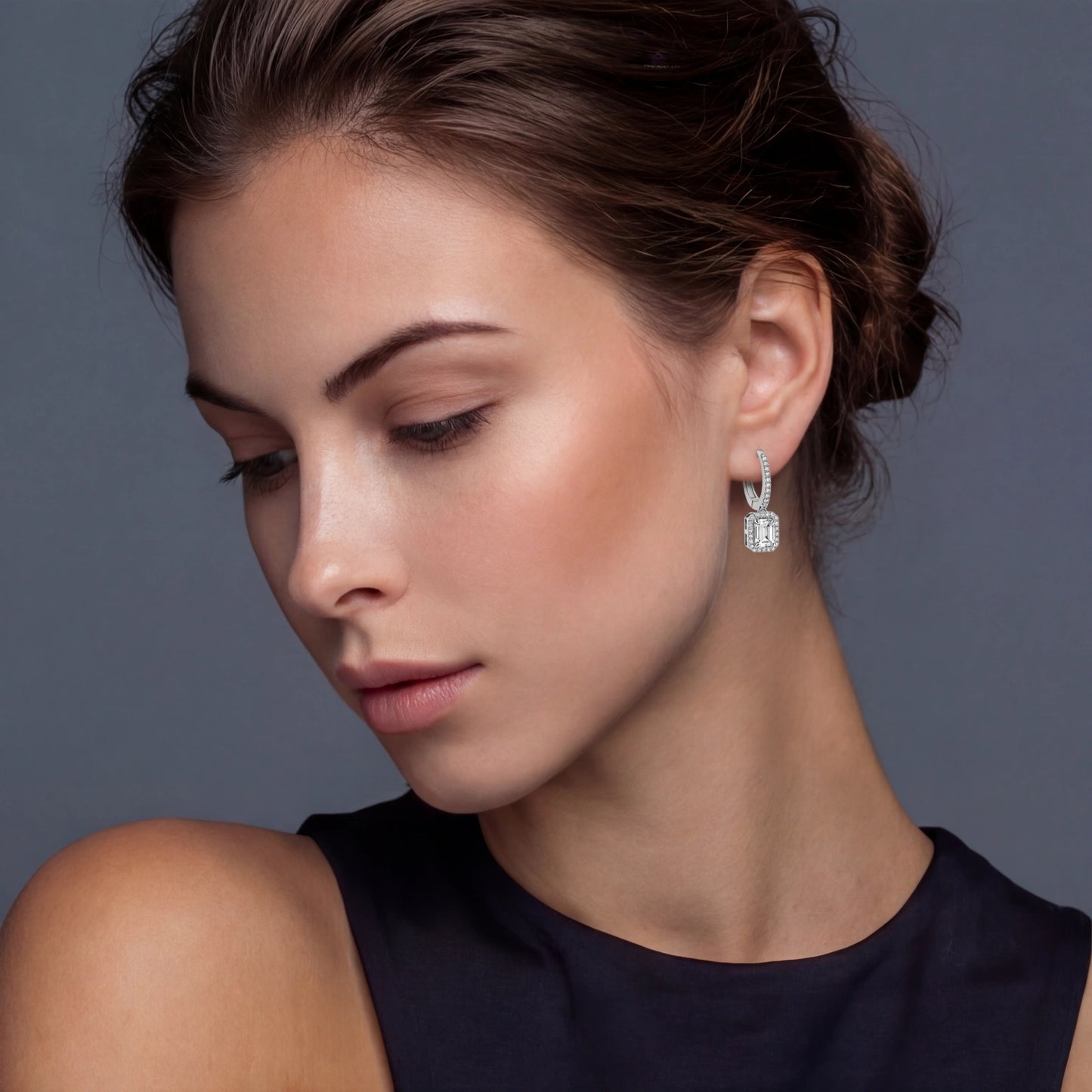Emerald Tide Moissanite Drops