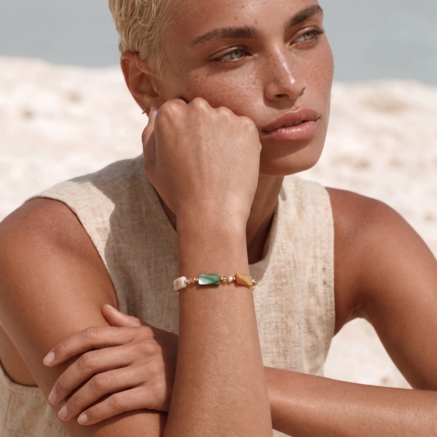 Sunset Shell Bracelet