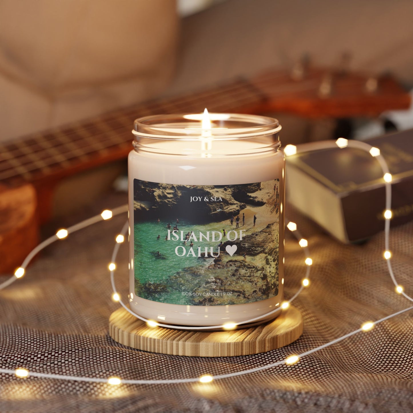 Calming Oahu Ocean Soy Candle