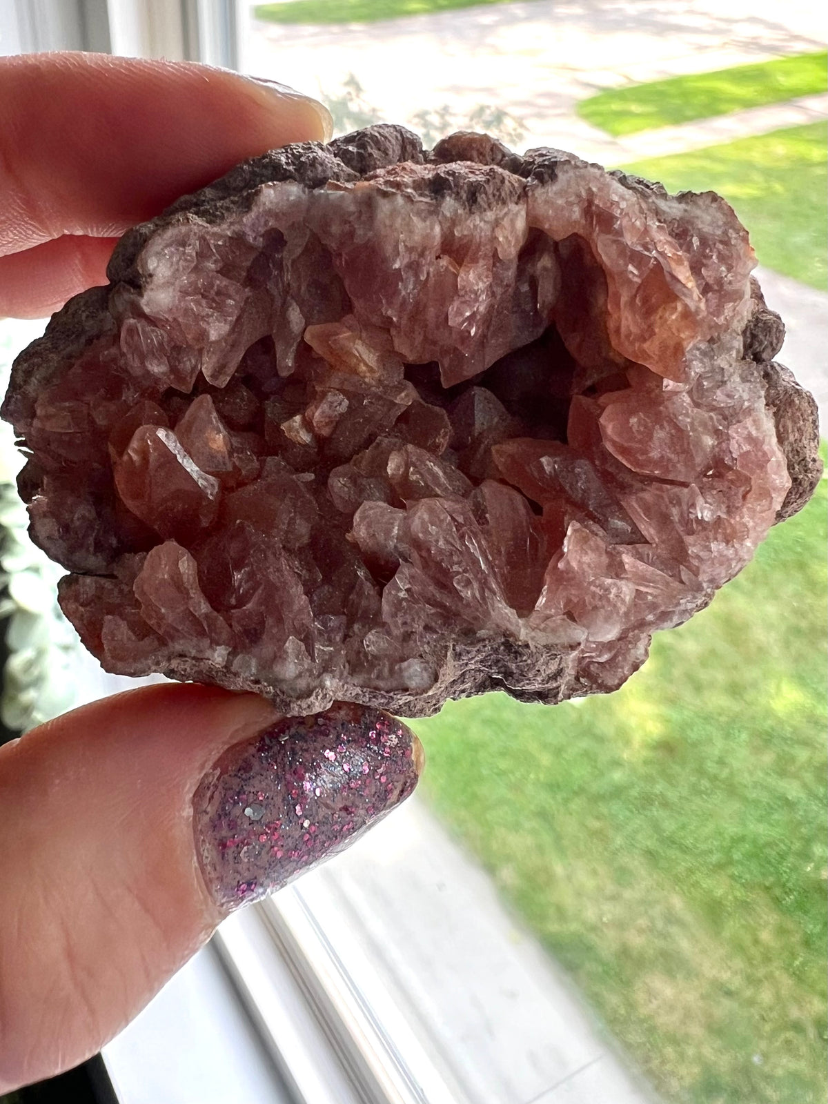 Pink Amethyst Cluster