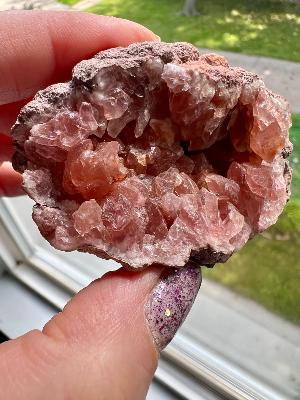 Pink Amethyst Cluster