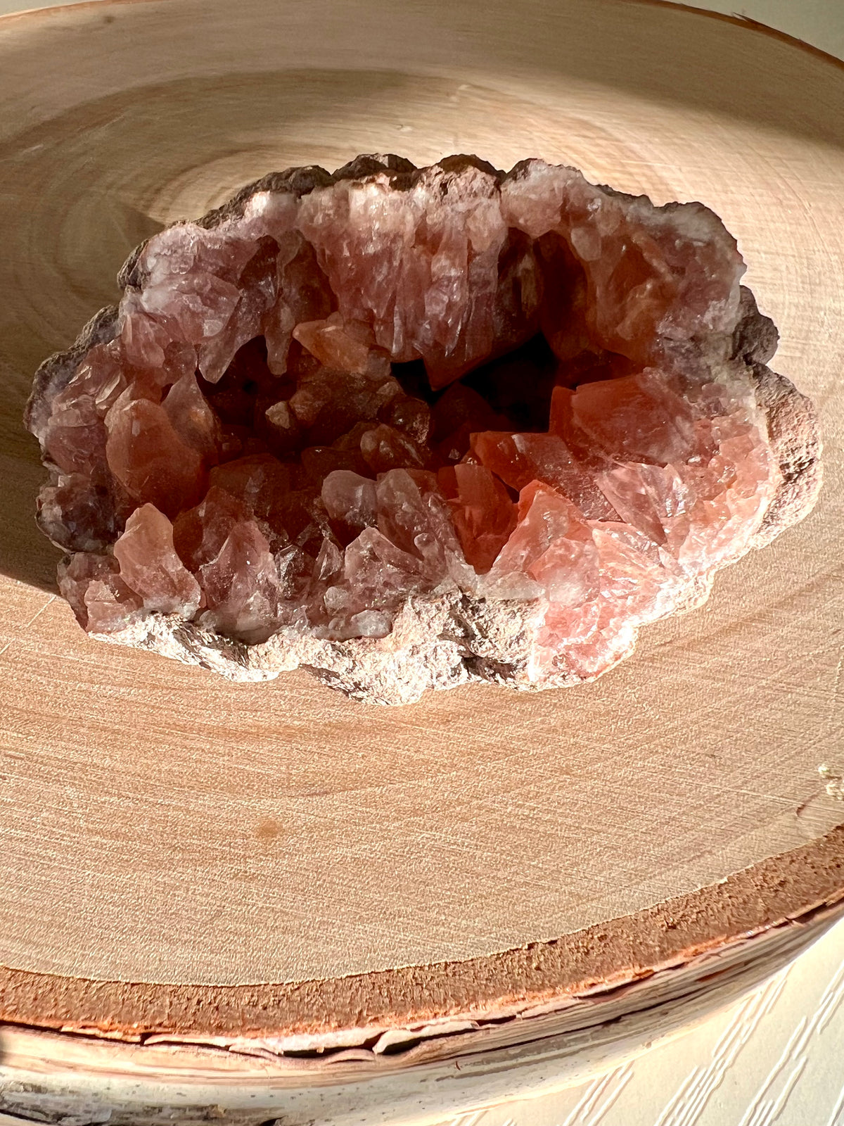 Pink Amethyst Cluster