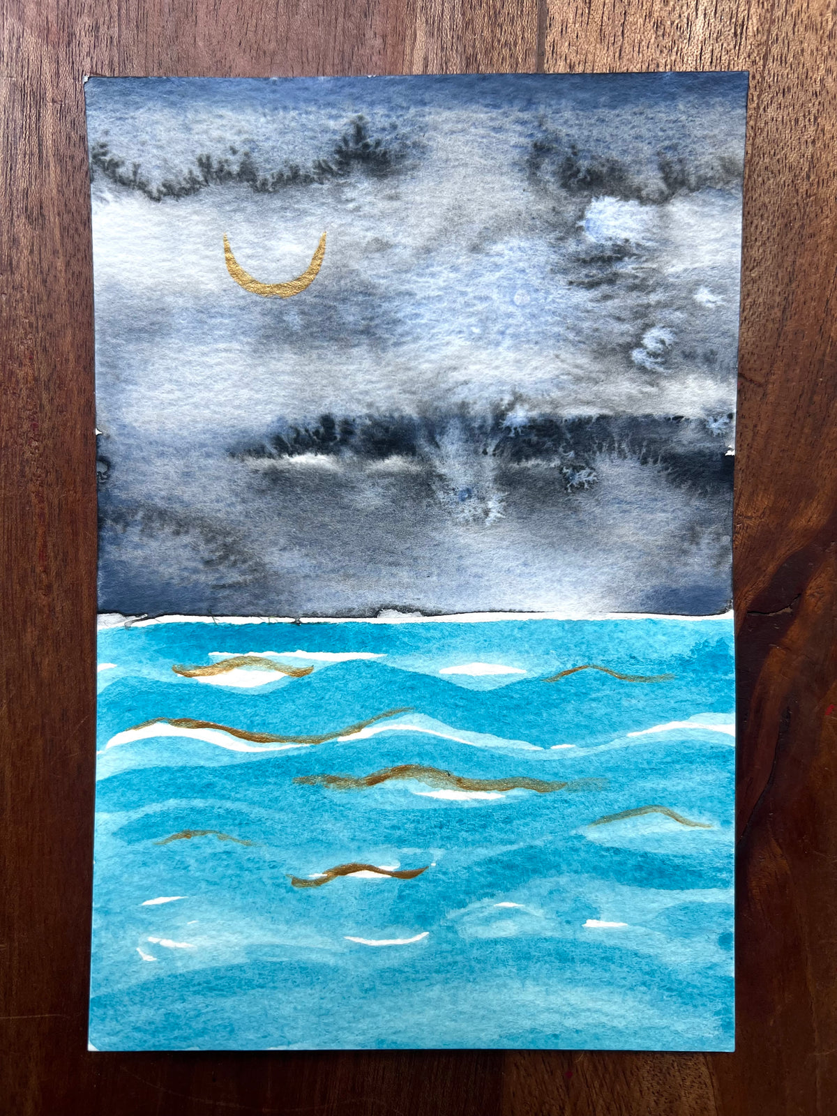 After the Storm Original Watercolor