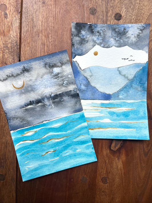 After the Storm Original Watercolor