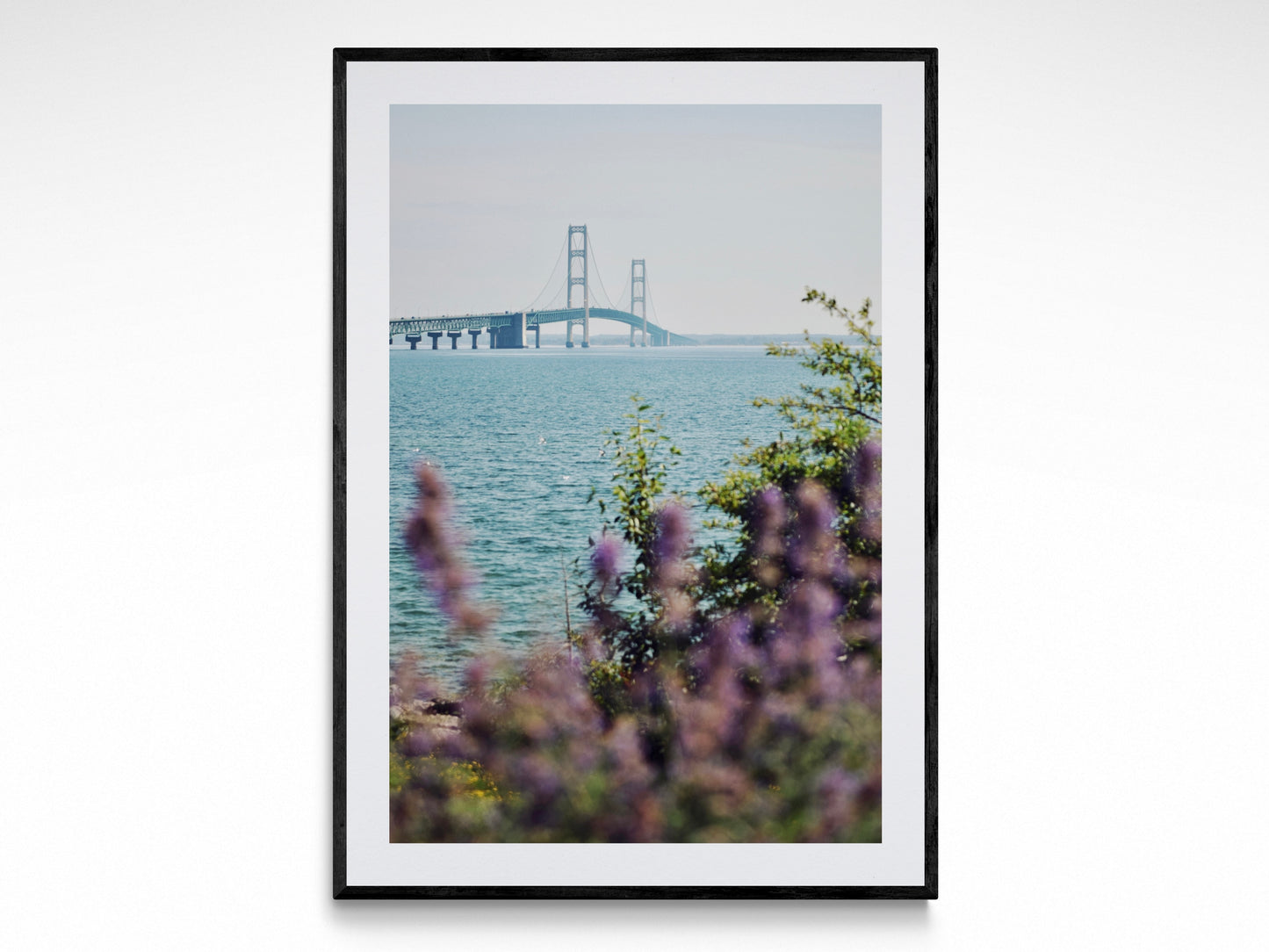 Lavender Mackinac Bridge