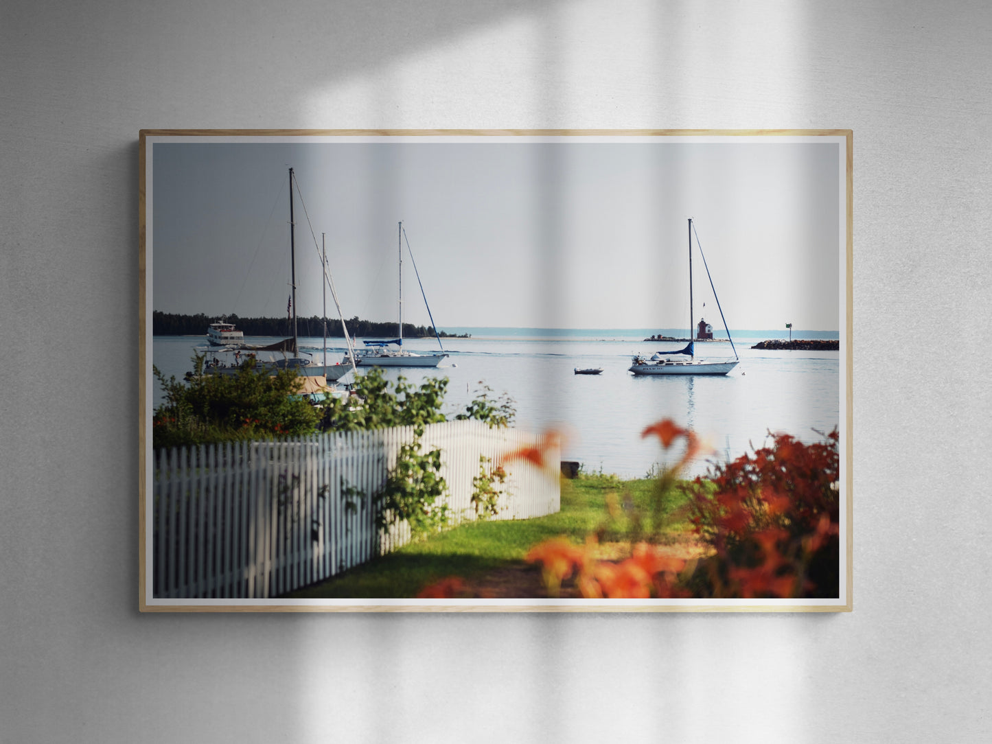 Sailboats & Flowers