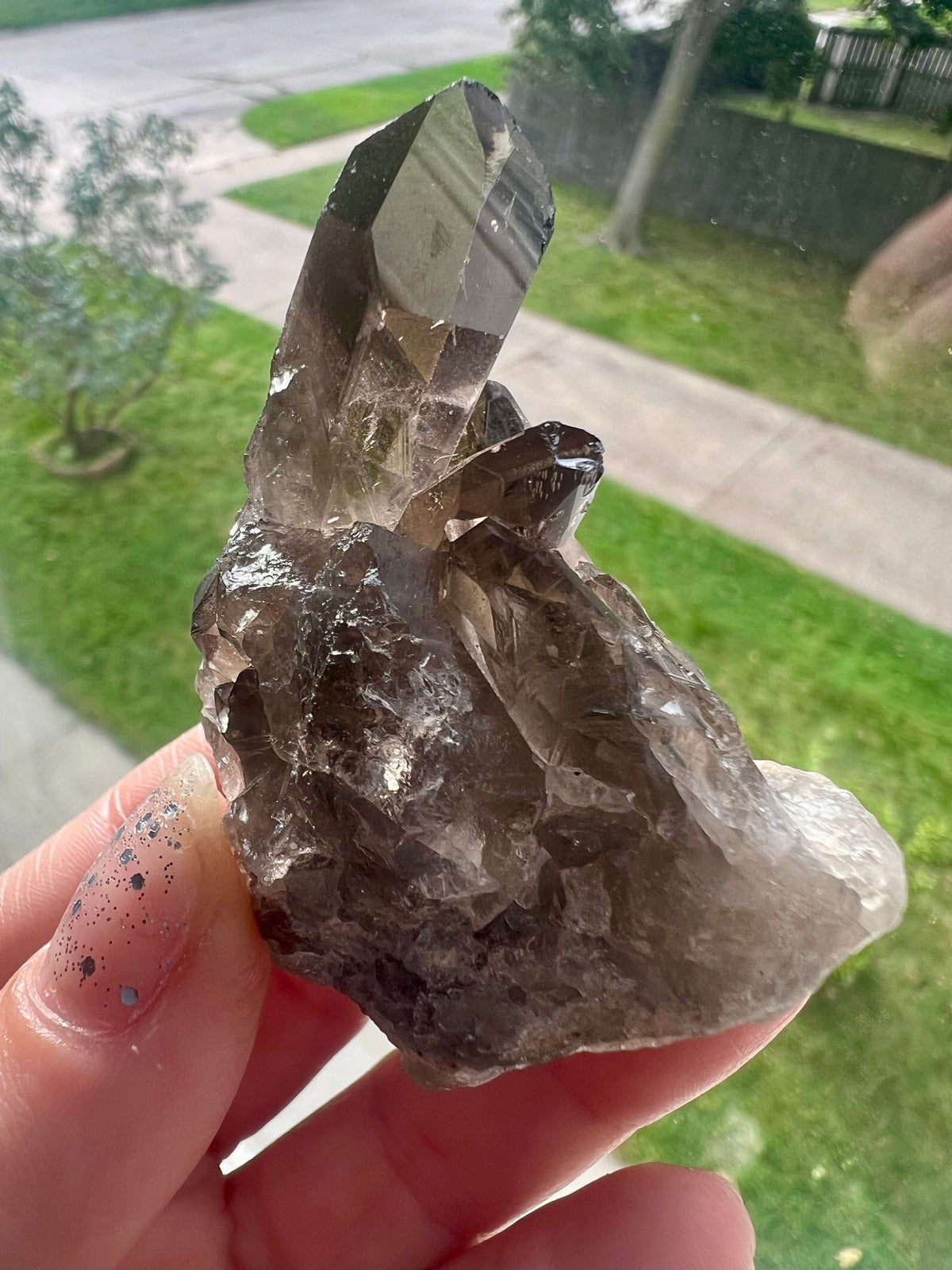 Smoky Quartz Cluster