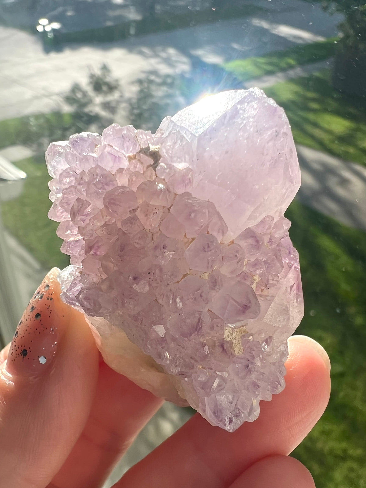 Lavender Spirit Quartz Specimen