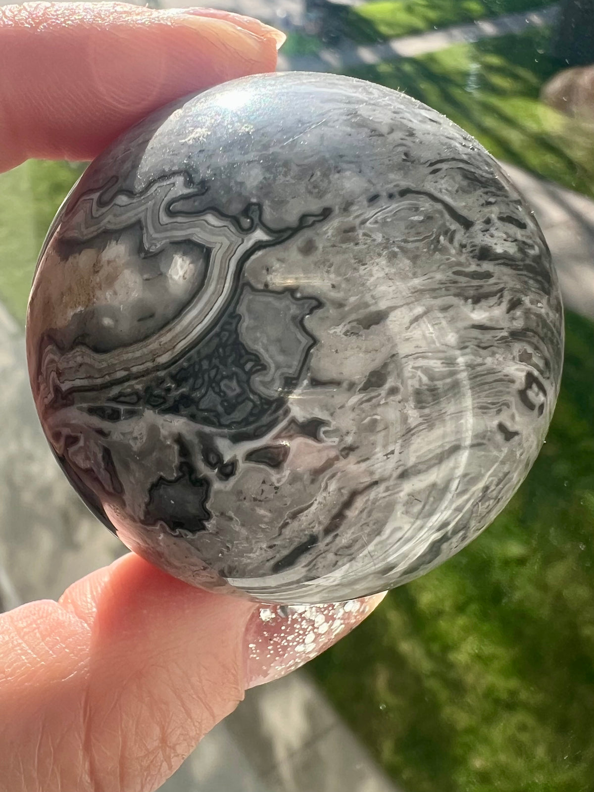 Picasso Stone Sphere Specimen