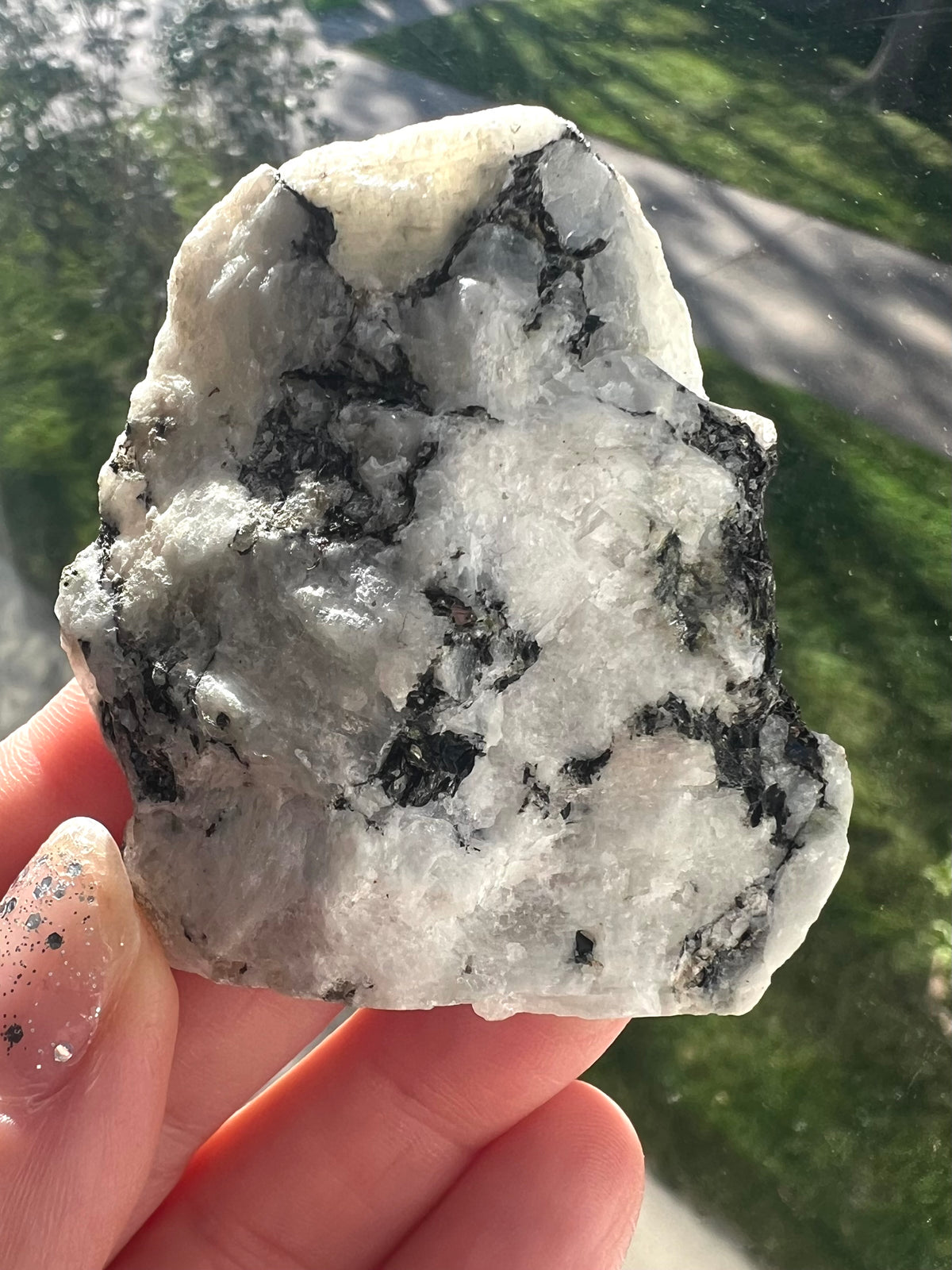 Rainbow Moonstone Slab Specimen