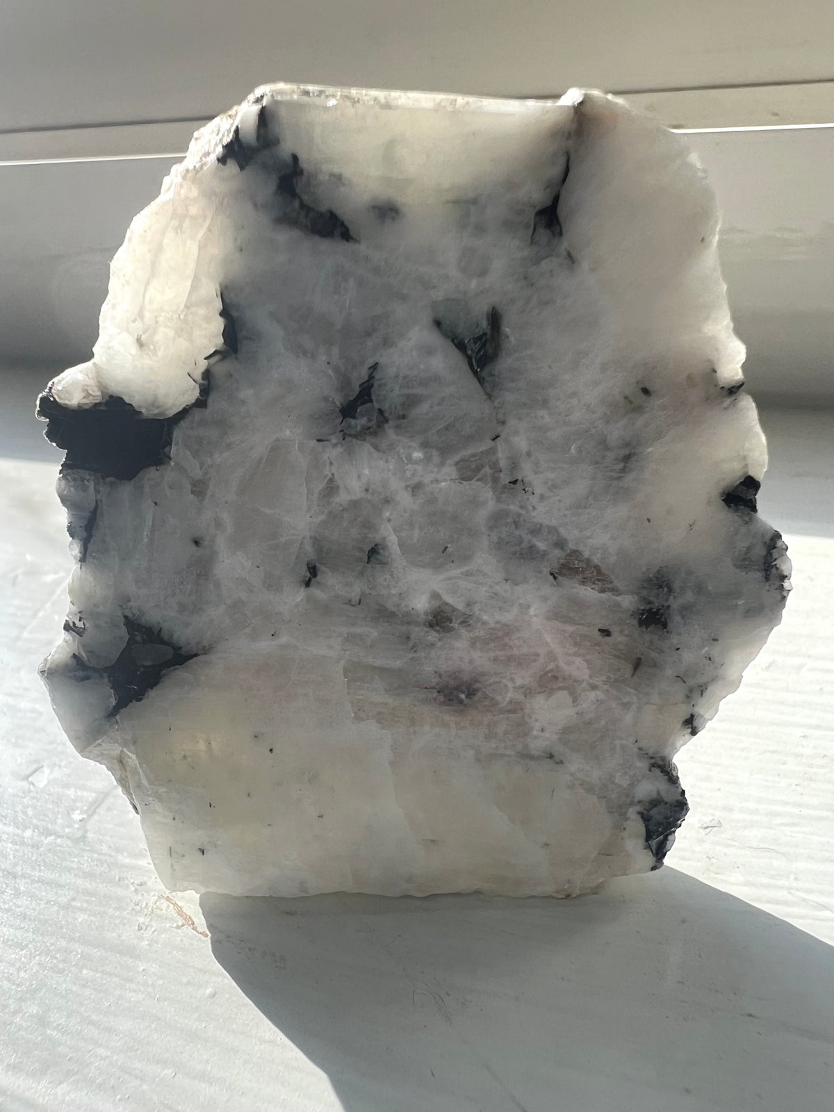 Rainbow Moonstone Slab Specimen