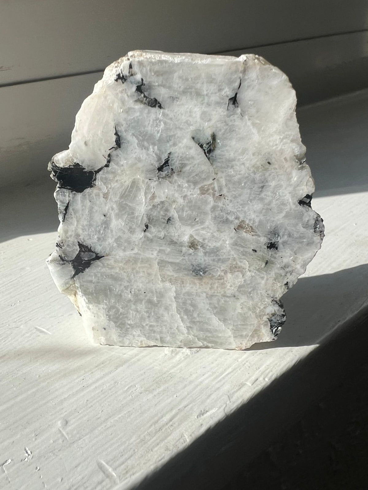 Rainbow Moonstone Slab Specimen