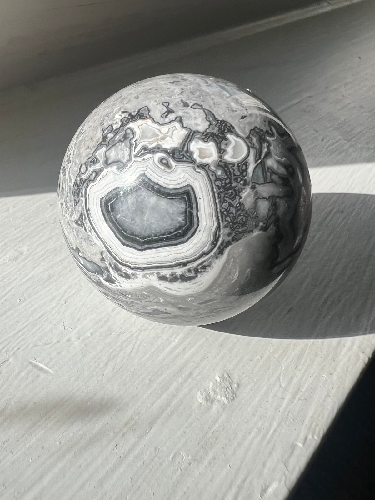 Picasso Stone Sphere Specimen