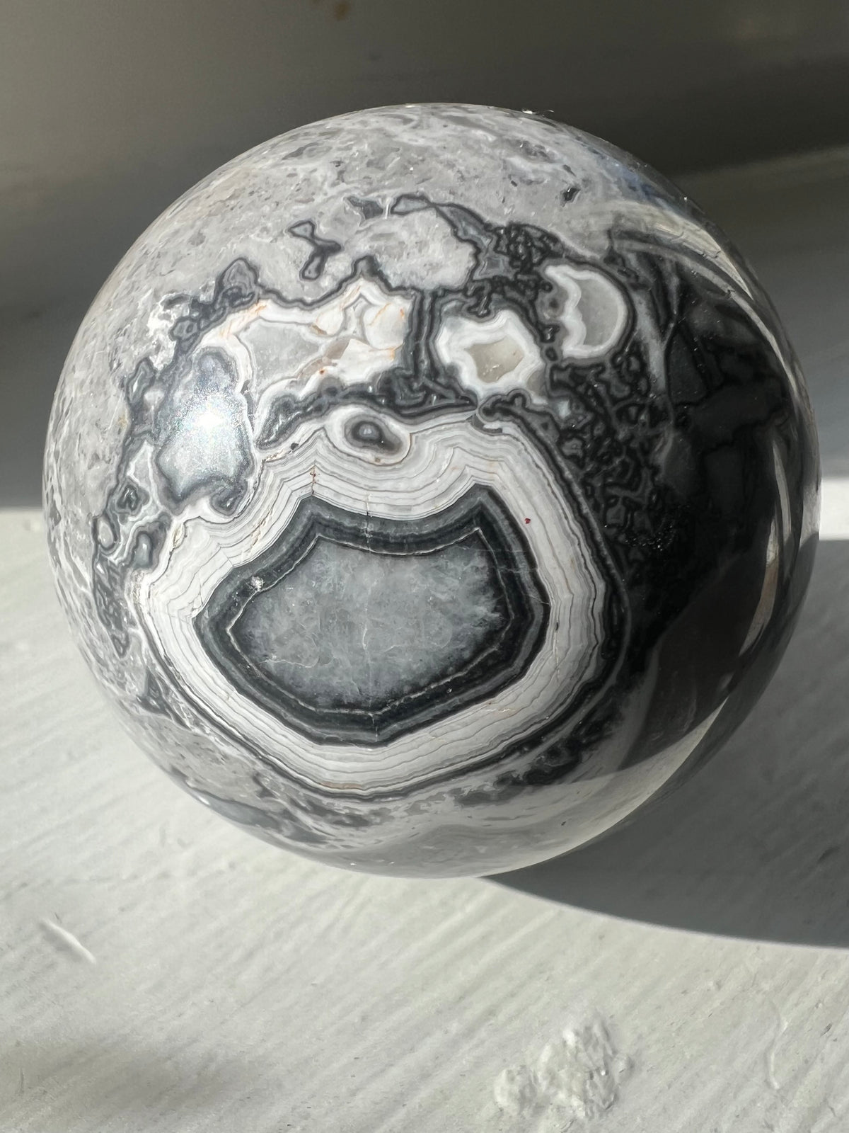 Picasso Stone Sphere Specimen
