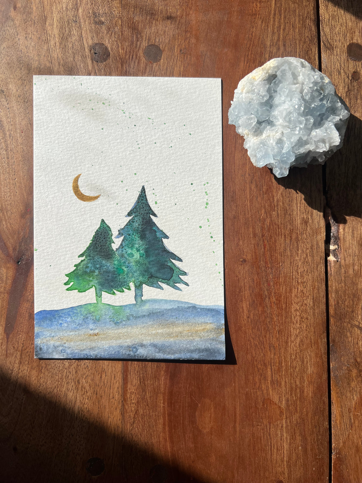Dreams at Dusk Original Watercolor