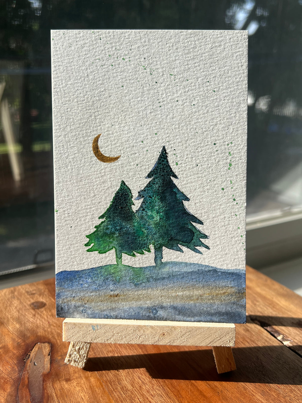 Dreams at Dusk Original Watercolor