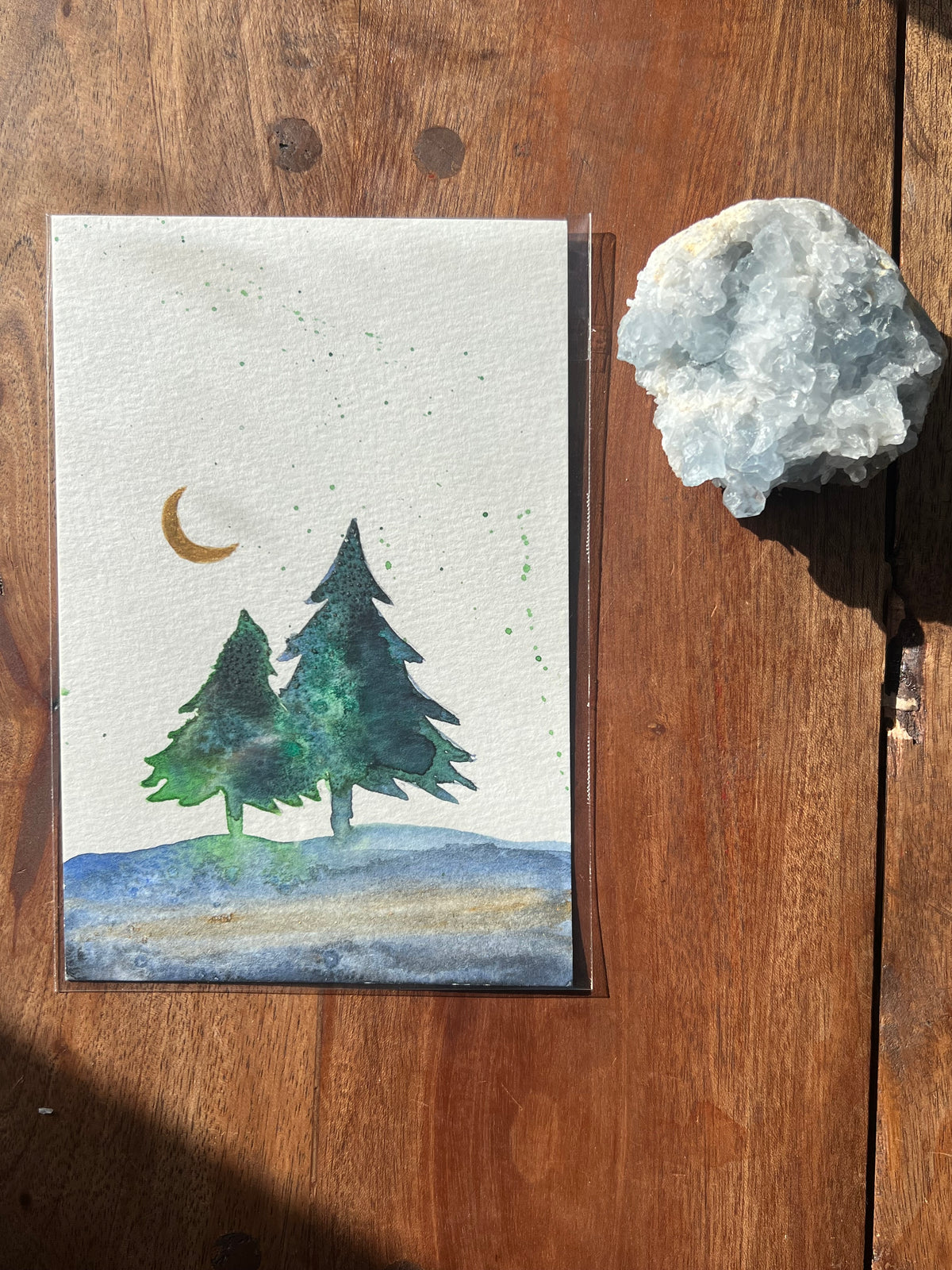 Dreams at Dusk Original Watercolor