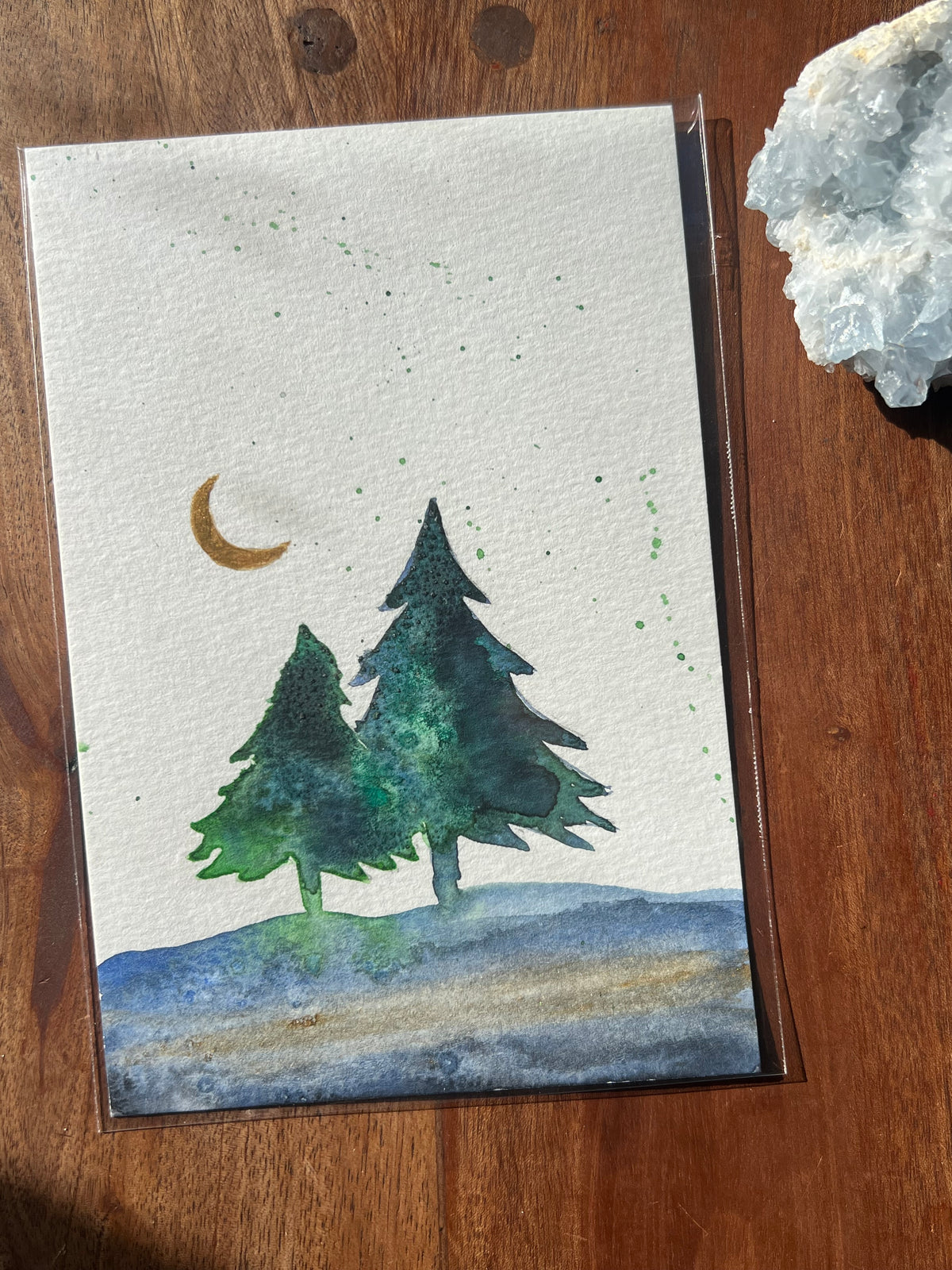 Dreams at Dusk Original Watercolor
