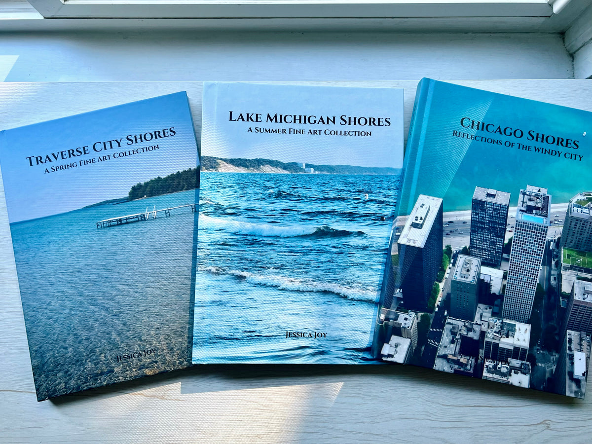 Joy & Sea Lake Michigan Collection | 3 Luxury Fine Art Photography Coffee Table Books