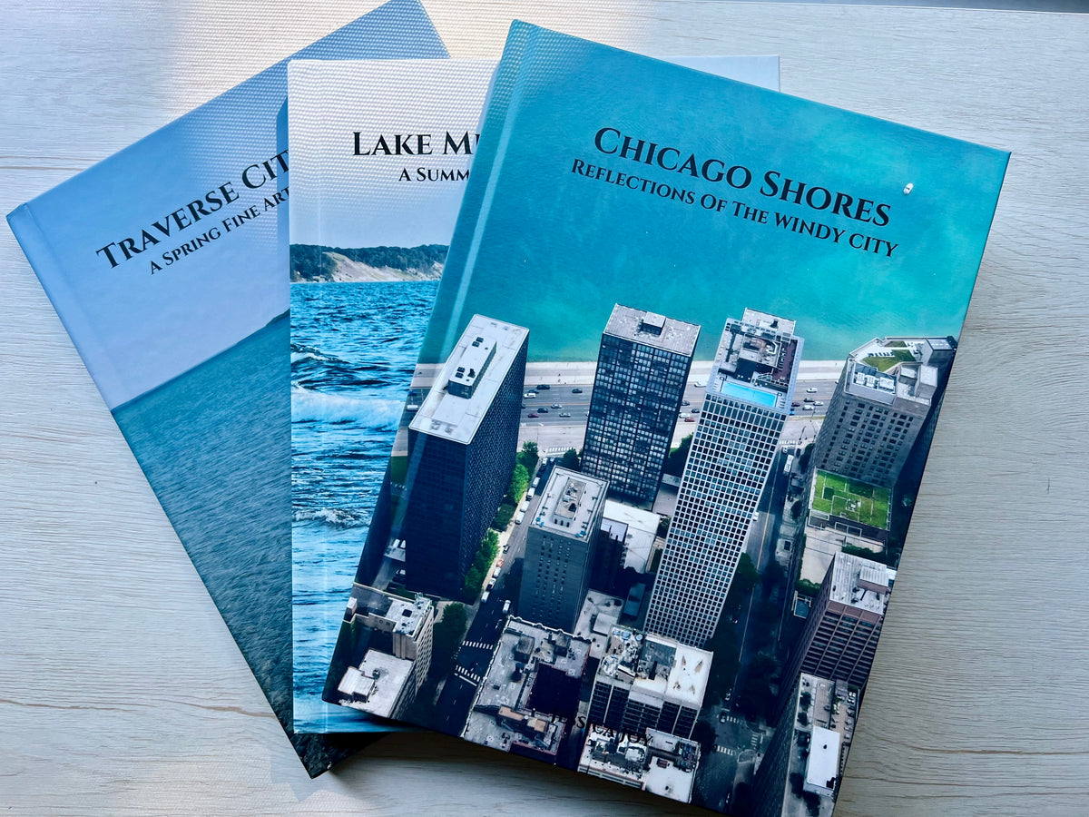 Joy & Sea Lake Michigan Collection | 3 Luxury Fine Art Photography Coffee Table Books
