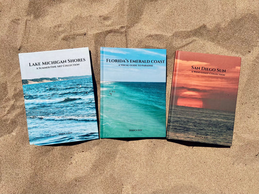 Joy & Sea Shore Collection | 3 Luxury Fine Art Photography Coffee Table Books