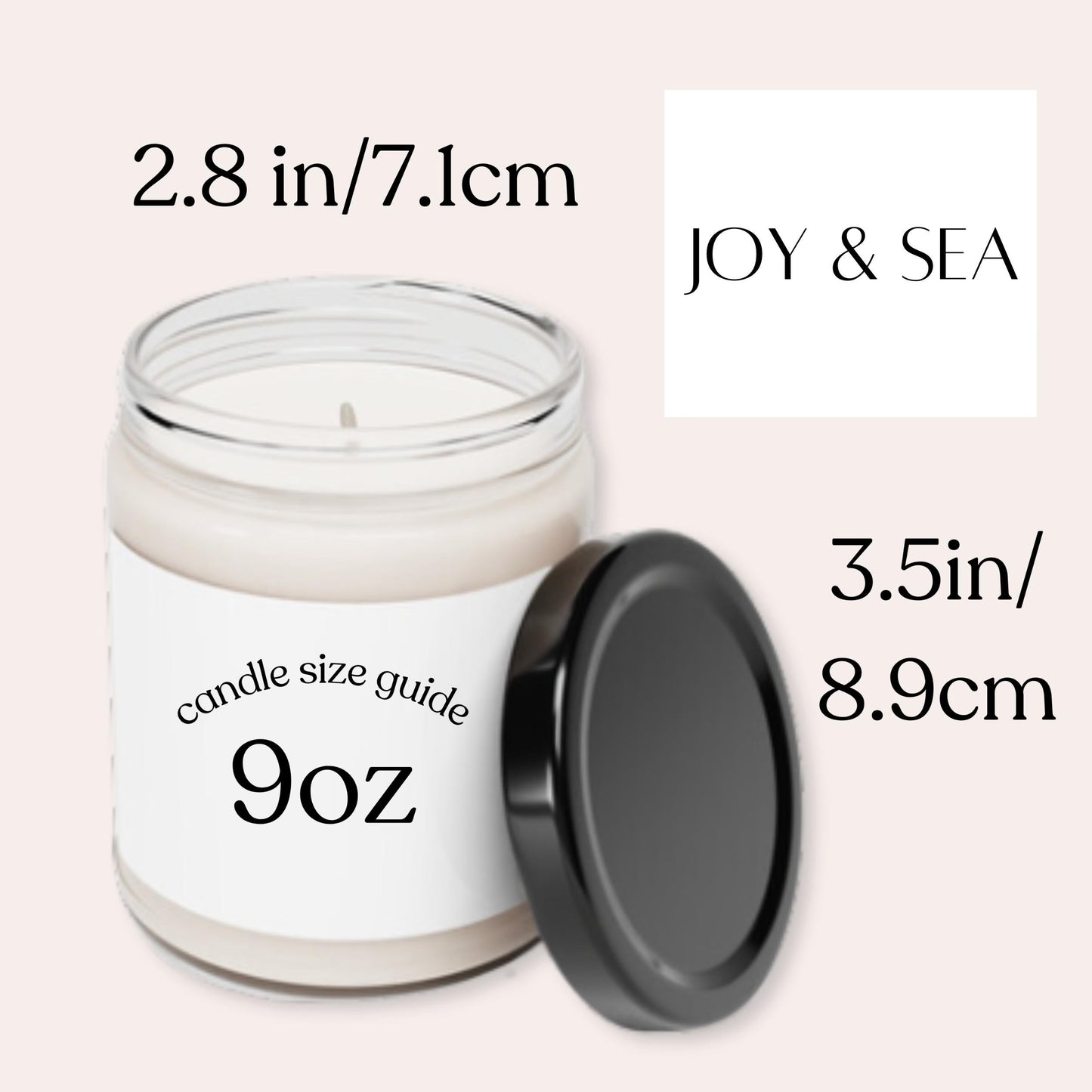 Calming Oahu Ocean Soy Candle