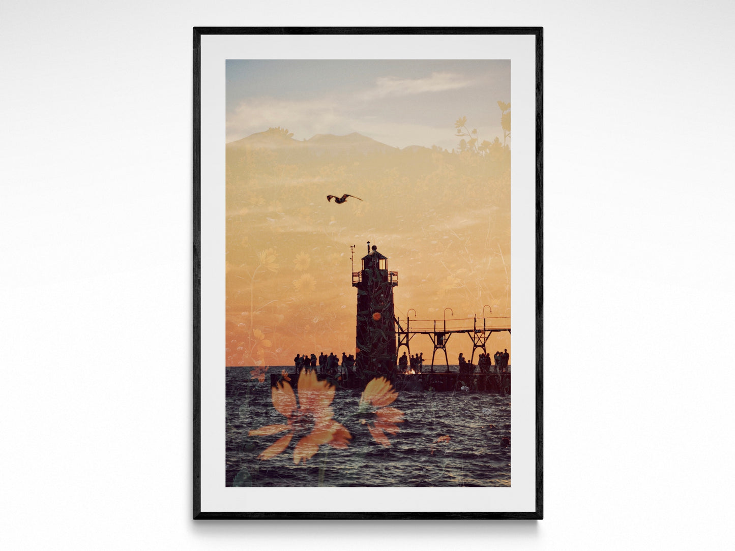 South Haven Light Wildflowers