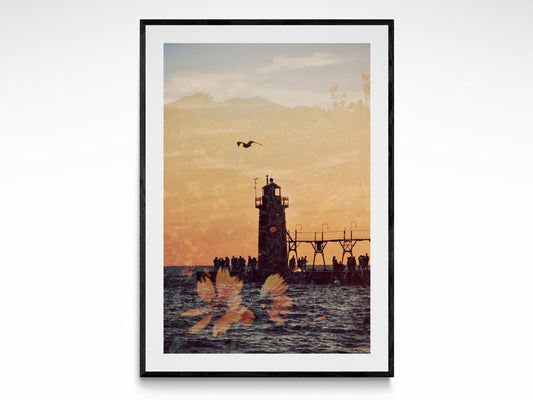 South Haven Light Wildflowers