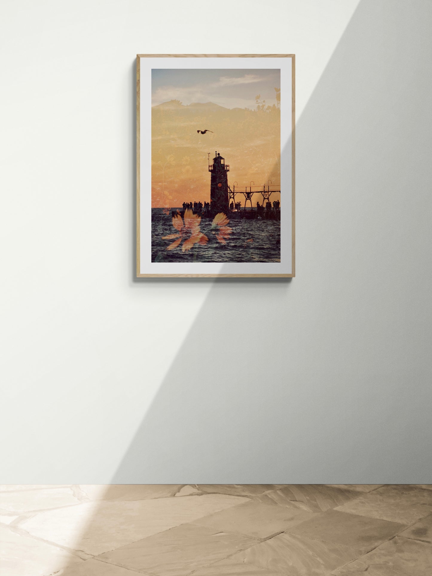 South Haven Light Wildflowers