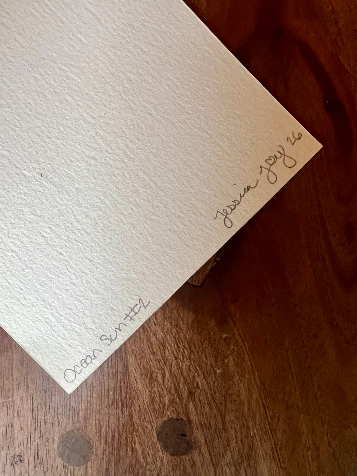 Ocean Sun No. 2 4x6 Original Watercolor