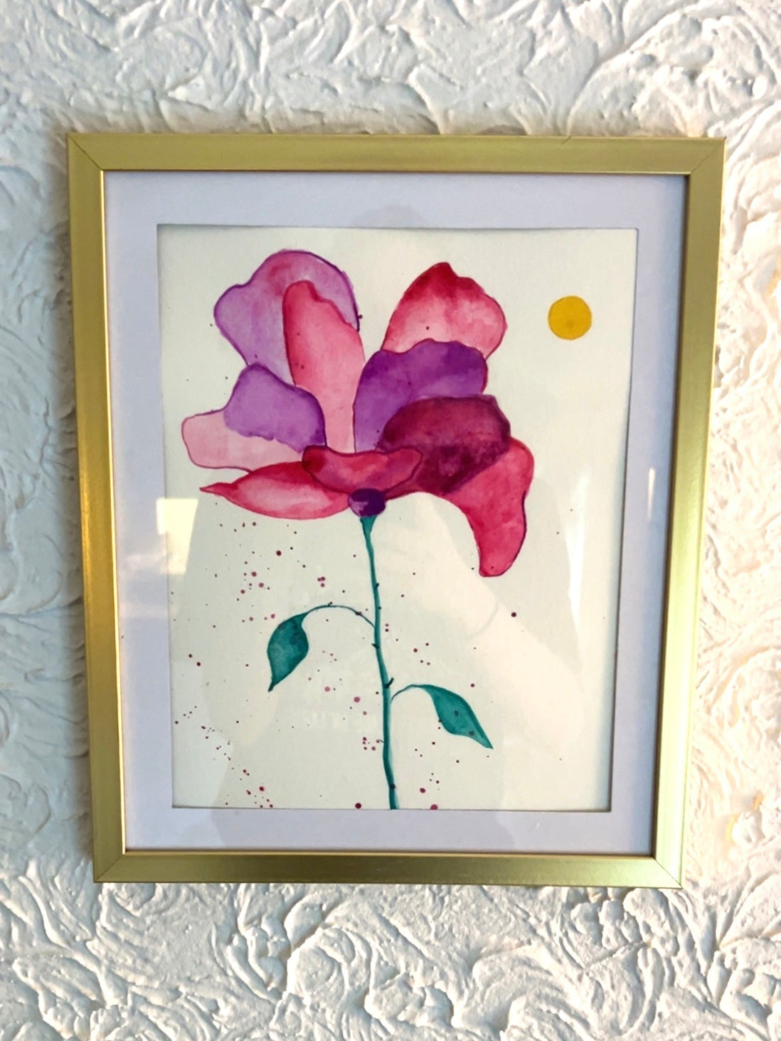 Sunlight Bloom 8x10 Original Watercolor
