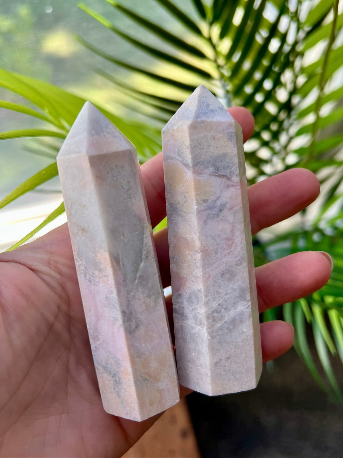 Pink Opal Tower Point