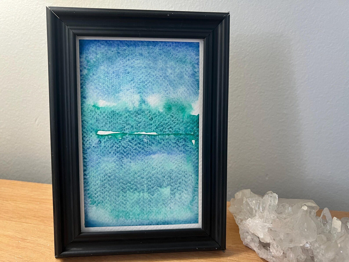 Tides & Tranquility No. 4 4x6 Original Watercolor