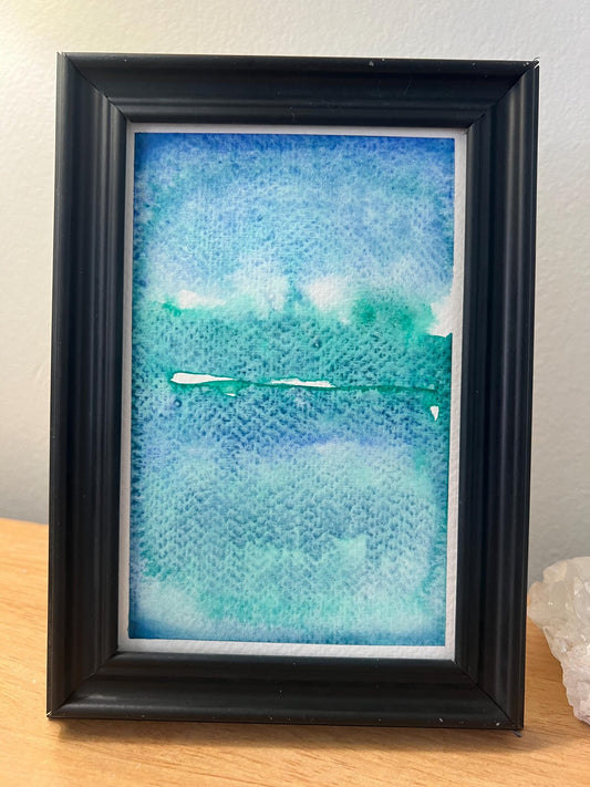 Tides & Tranquility No. 4 4x6 Original Watercolor