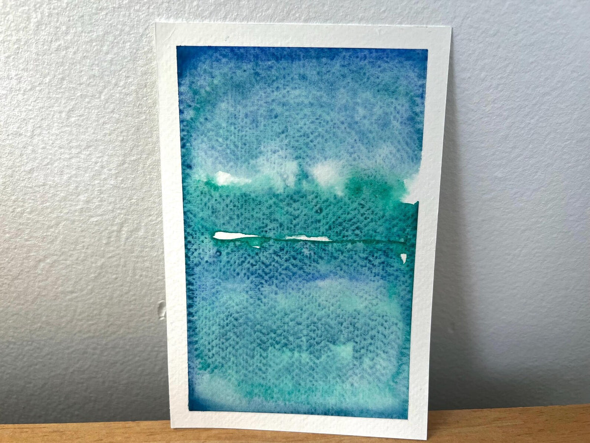 Tides & Tranquility No. 4 4x6 Original Watercolor