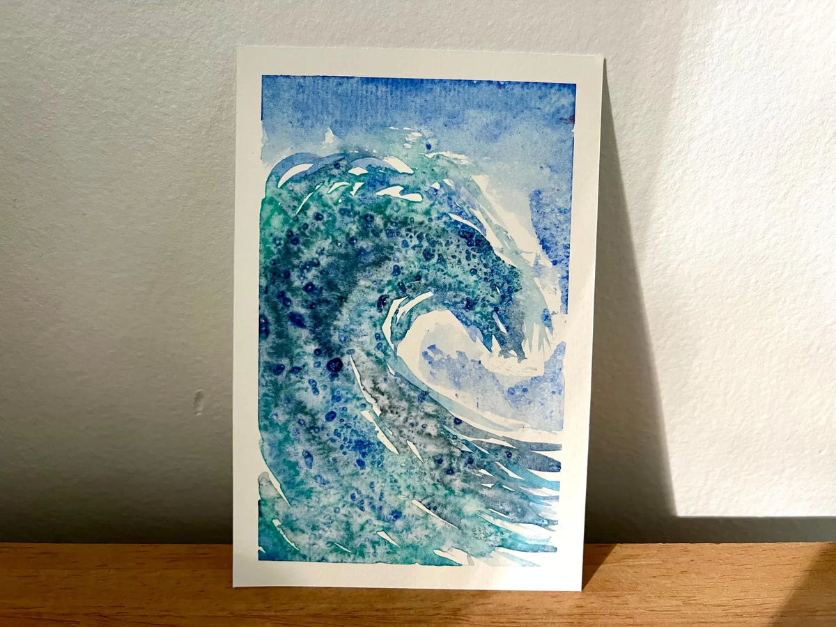 Tides & Tranquility No. 3 4x6 Original Watercolor
