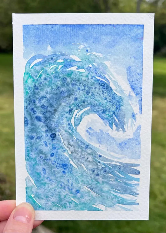 Tides & Tranquility No. 3 4x6 Original Watercolor