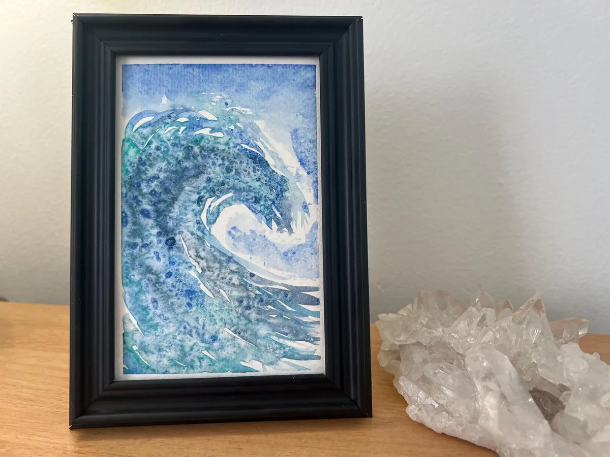 Tides & Tranquility No. 3 4x6 Original Watercolor