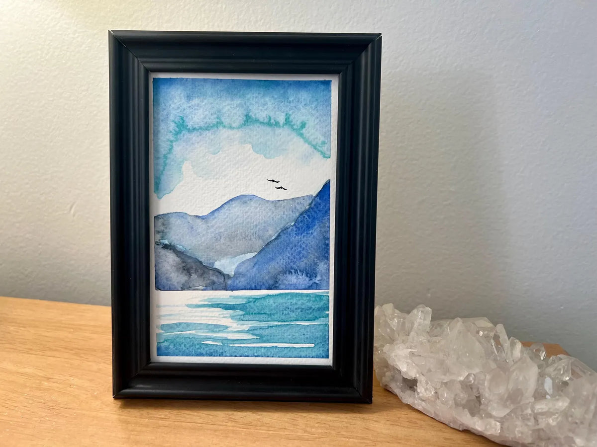 Tides & Tranquility No. 2 4x6 Original Watercolor