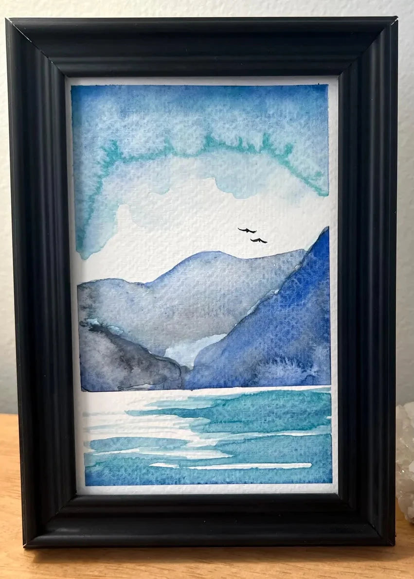 Tides & Tranquility No. 2 4x6 Original Watercolor
